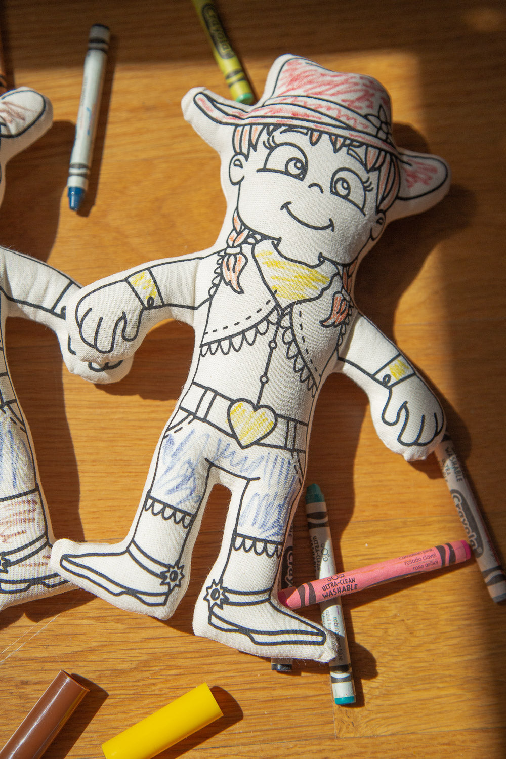 Kibakids - Western Series: Cowgirl Coloring Set