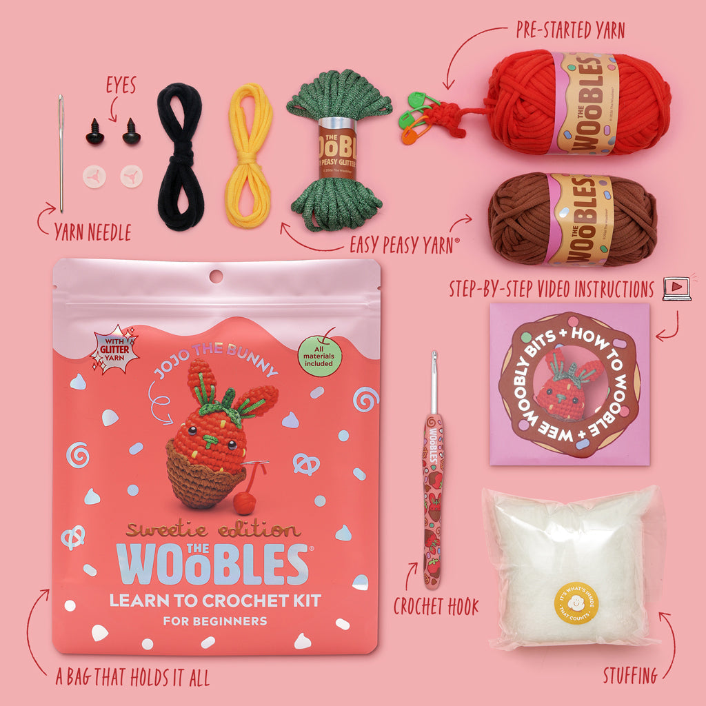 Kibakids - Jojo The Bunny: Sweetie Edition Crochet Kit