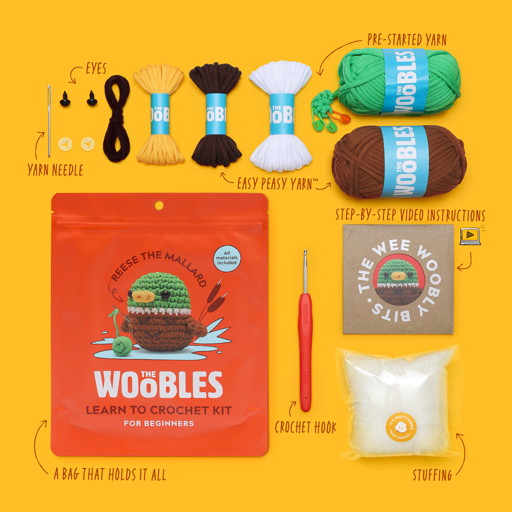 Kibakids - Reese the Mallard Crochet Kit