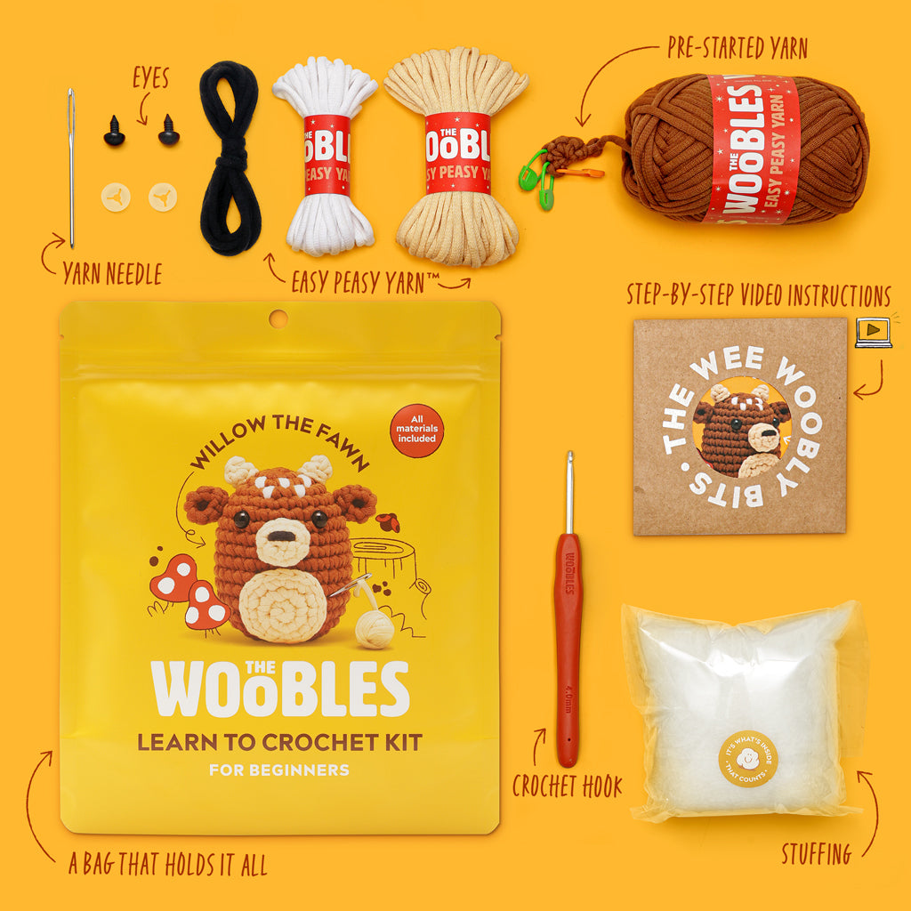 Kibakids - Willow the Fawn Crochet Kit