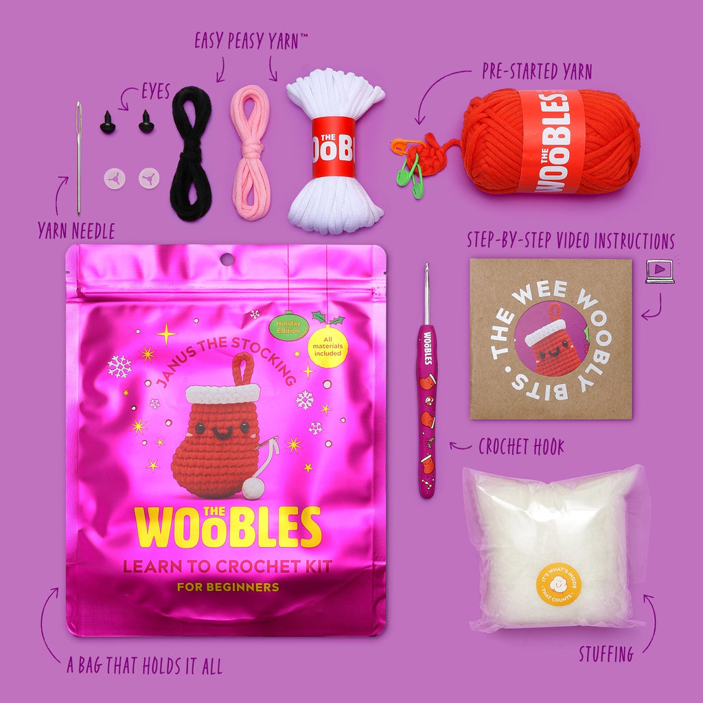 Kibakids - Janus the Stocking Crochet Kit
