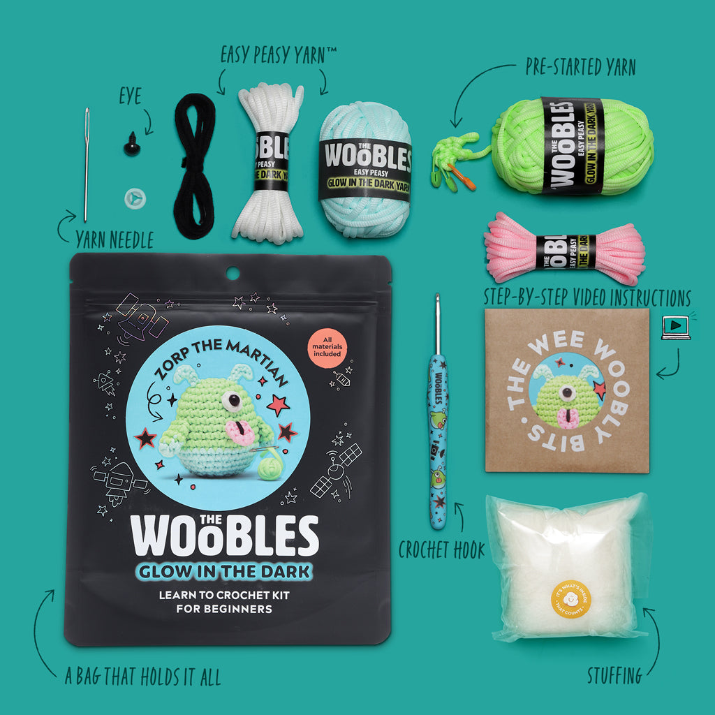 Kibakids - Zorp the Martian Crochet Kit