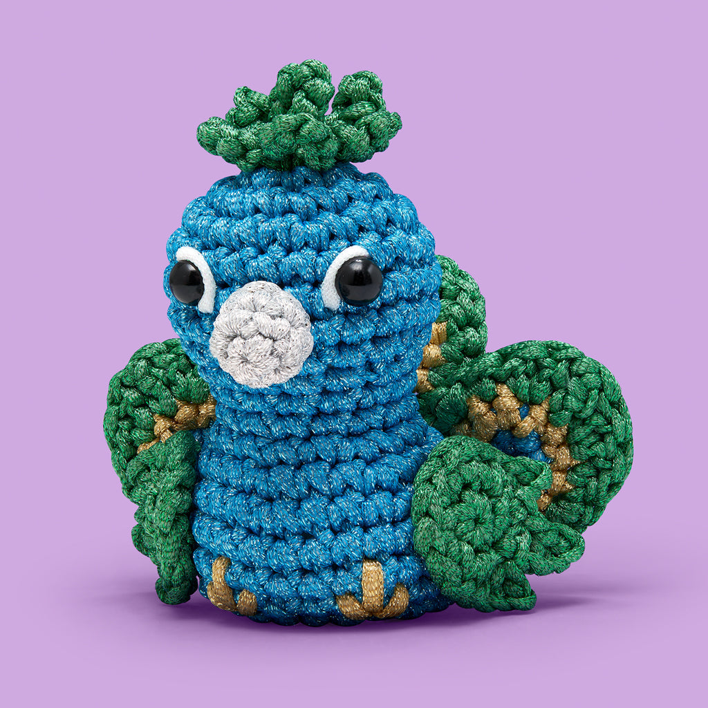 Kibakids - Reginald the Peacock Crochet Kit