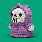 Kibakids - Mort the Grim Reaper Crochet Kit
