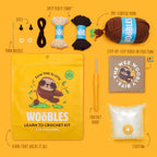 Kibakids - Sam the Sloth Crochet Kit