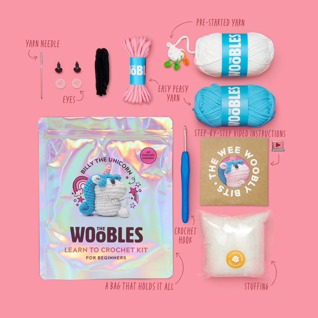 Kibakids - Billy the Unicorn Crochet Kit