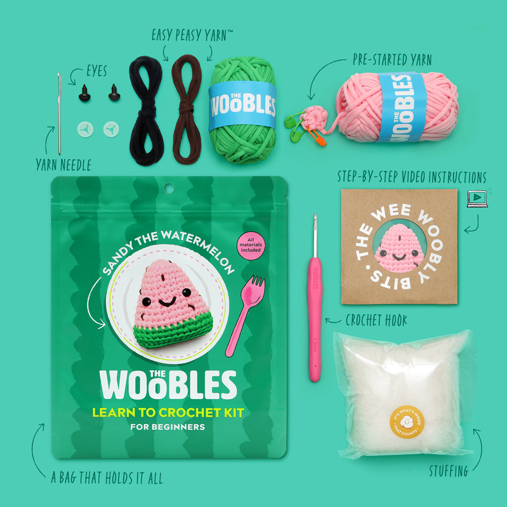Kibakids - Sandy the Watermelon Crochet Kit