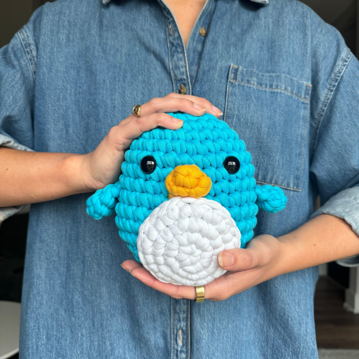 Kibakids - Pierre the Penguin Extra Squeezy Crochet Kit