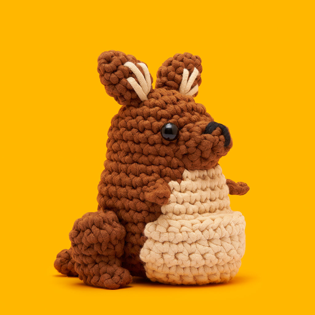 Kibakids - Bella the Kangaroo Crochet Kit