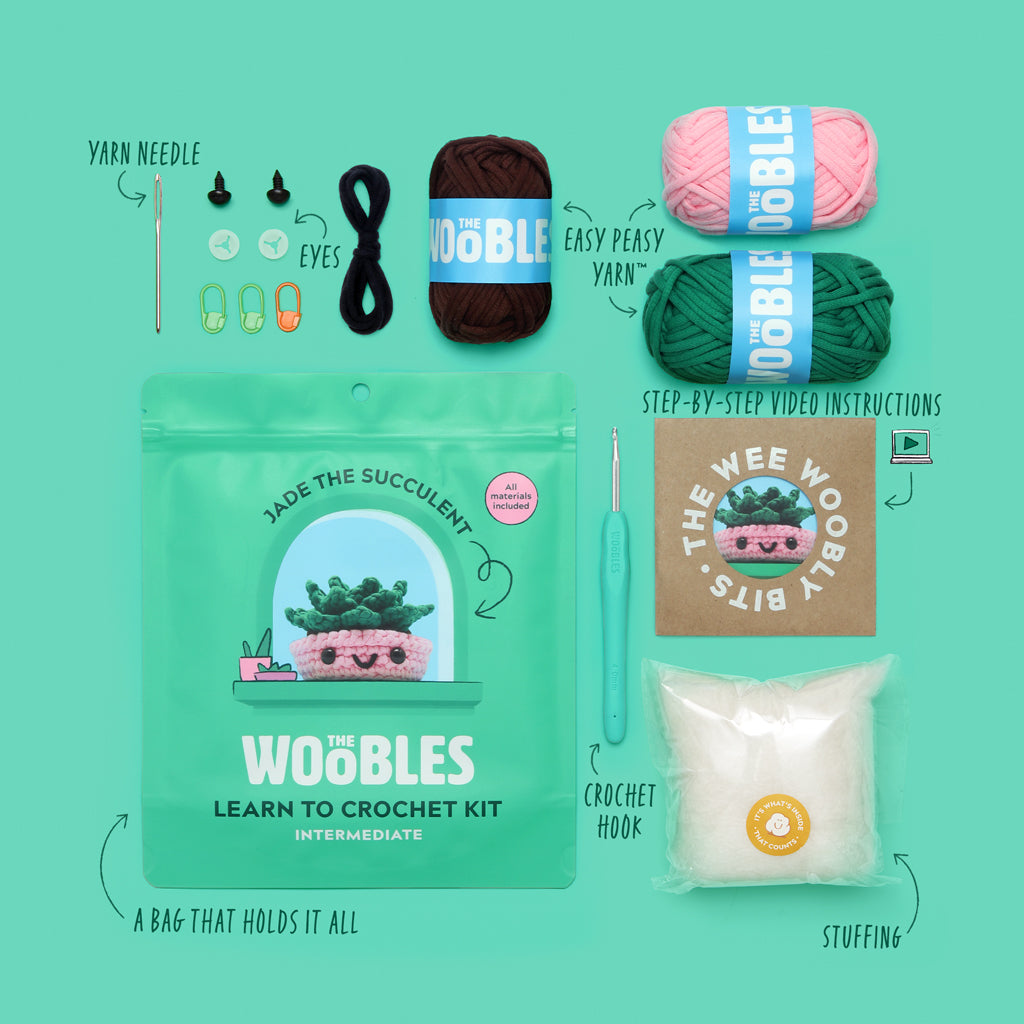 Kibakids - Jade the Succulent Crochet Kit
