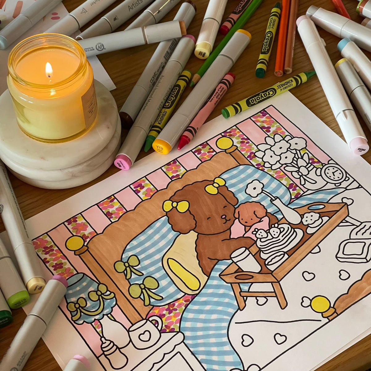Kibakids - Digital Download • Mother’s Day Coloring Page