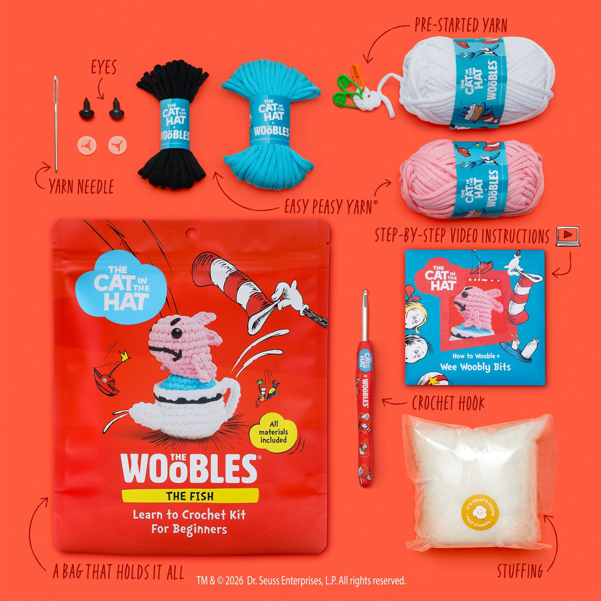 Kibakids - The Fish Crochet Kit