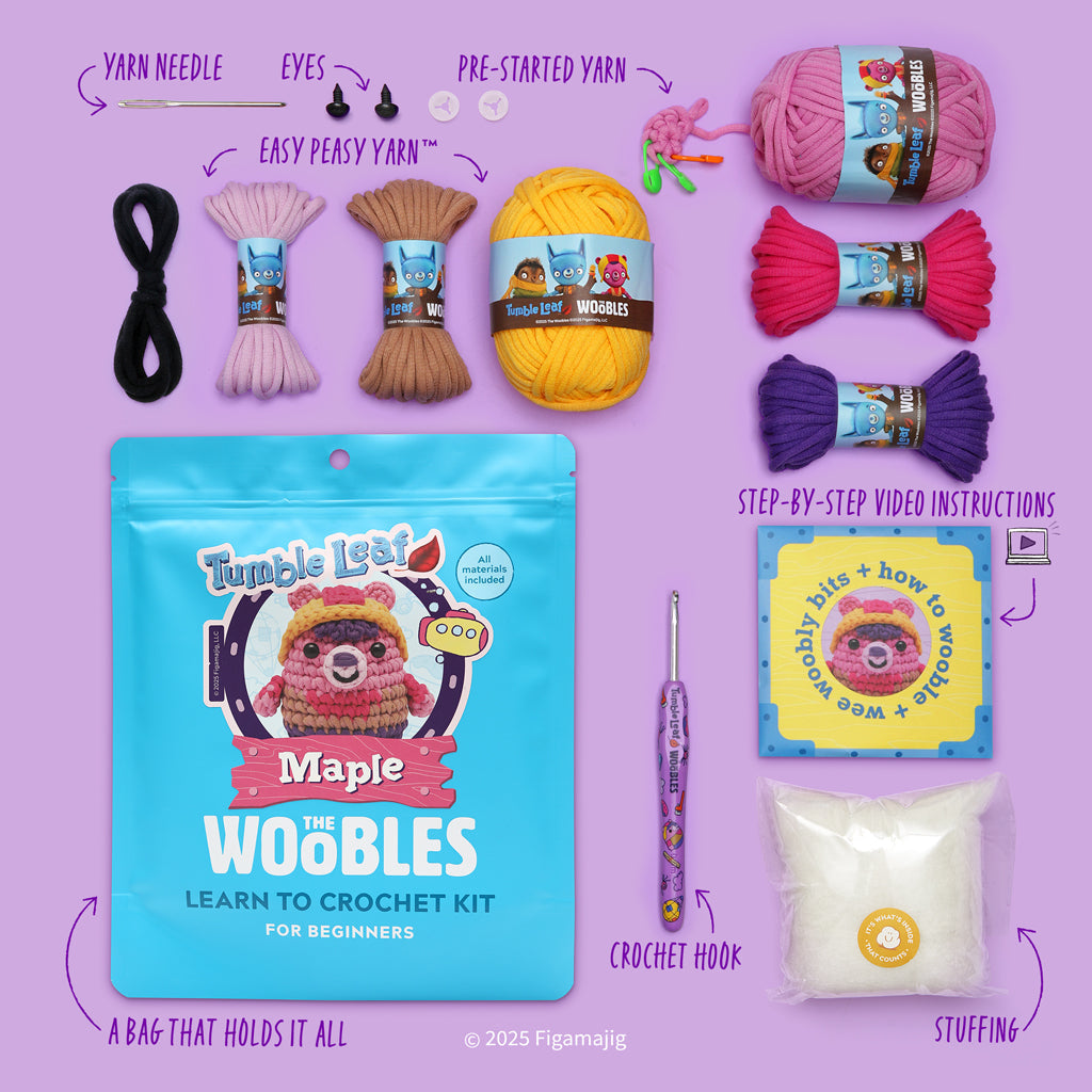Kibakids - Maple Crochet Kit