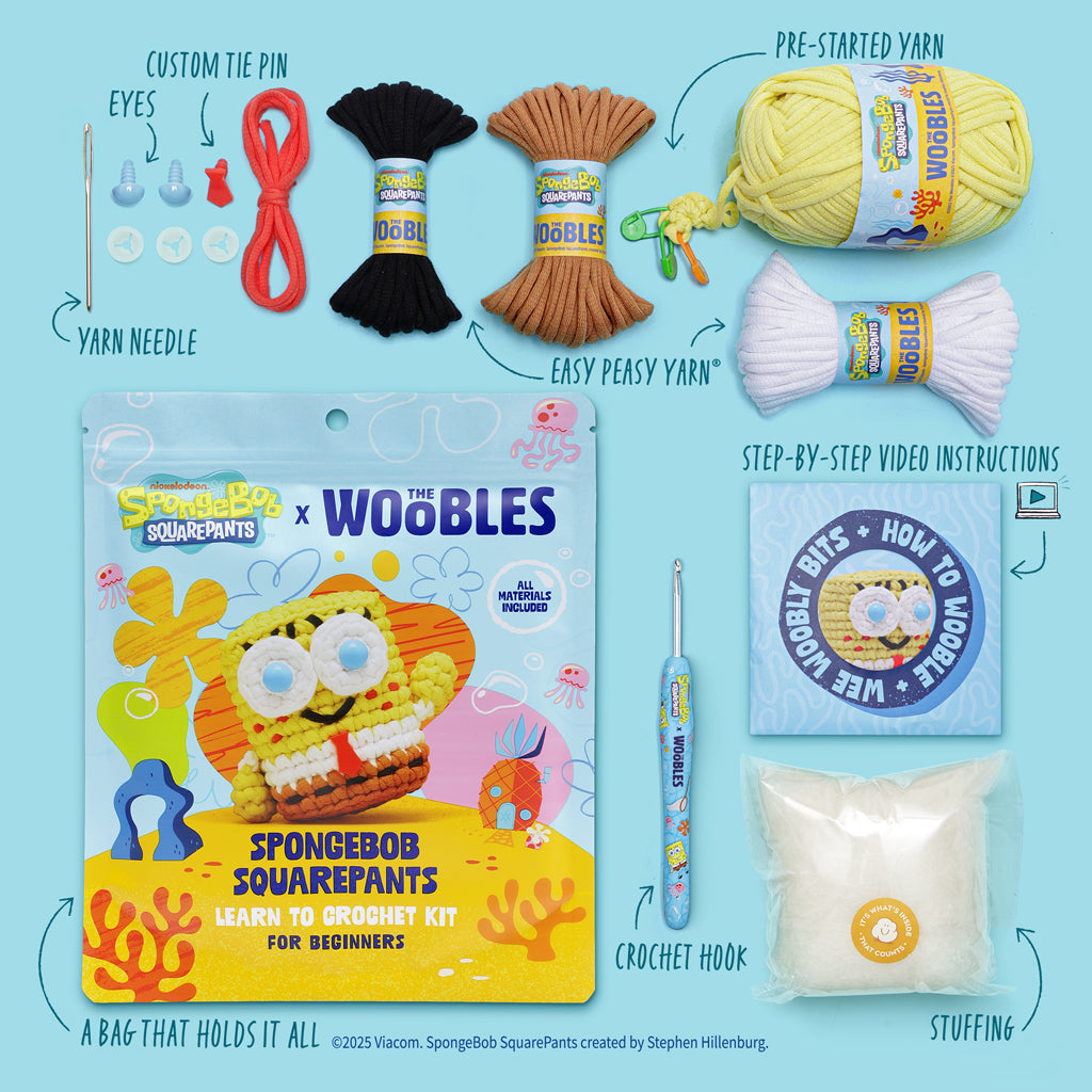 Kibakids - SpongeBob SquarePants Crochet Kit