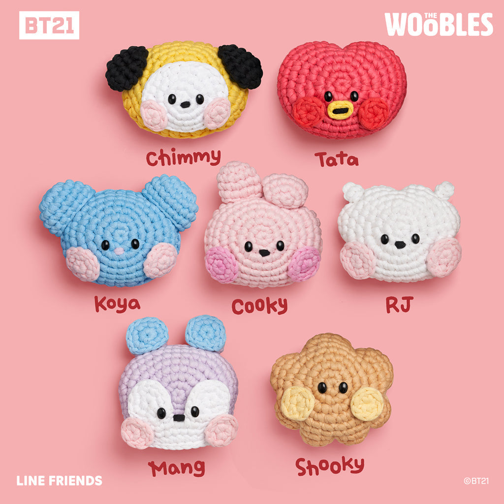 Kibakids - BT21 minini Donut Blind Bag Crochet Kit