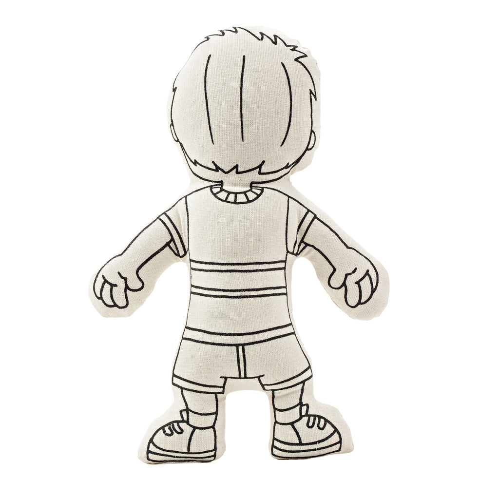 Kibakids - Boy with Pocket Shorts Coloring Set