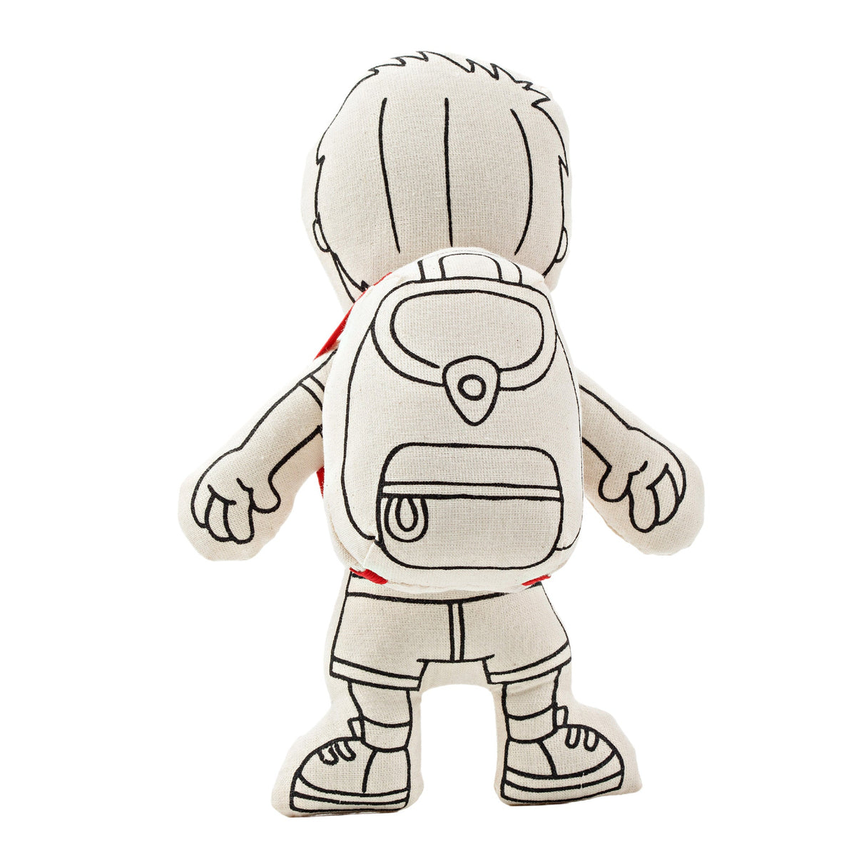 Kibakids - Boy with Pocket Shorts Coloring Set