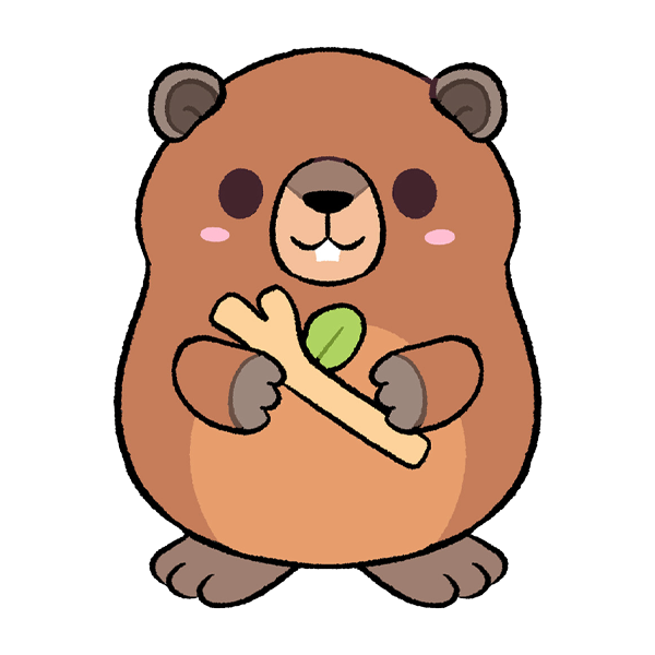 Kibakids - Mini Kibakids Baby Beaver