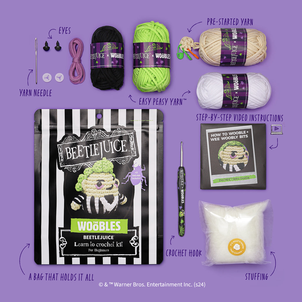 Kibakids - Beetlejuice Crochet Kit