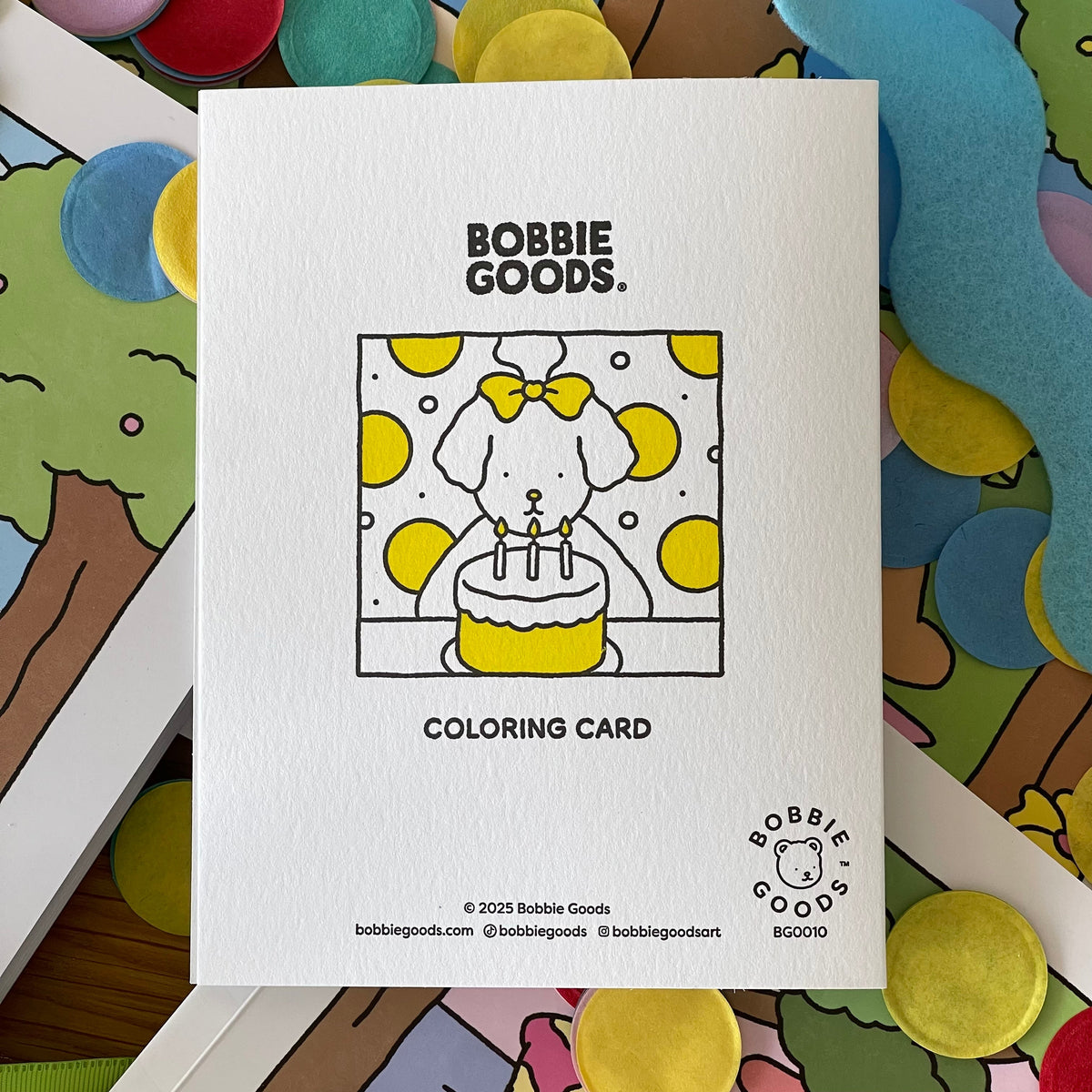 Kibakids - Happy Birthday Coloring Card