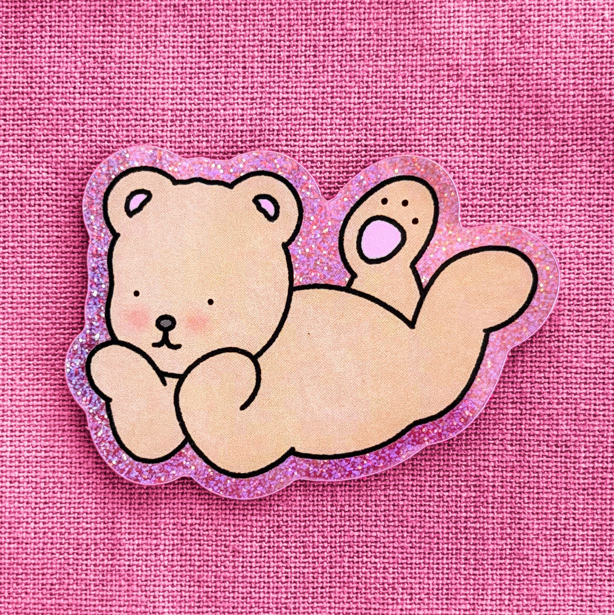 Kibakids - Kibakids Bear Glitter Sticker