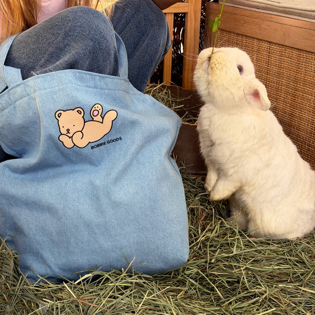 Kibakids - Kibakids Bear Denim Tote