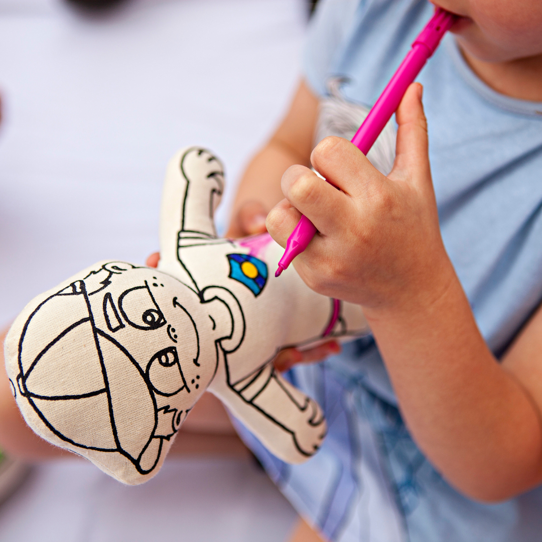 Kibakids - Boy with Cap Coloring Set