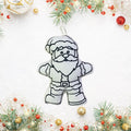 Kibakids - Santa Klaus Christmas Ornament Coloring Set