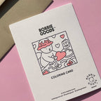 Kibakids - Sending Love Coloring Card