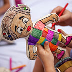 Kibakids - Kid with Locks Coloring Set