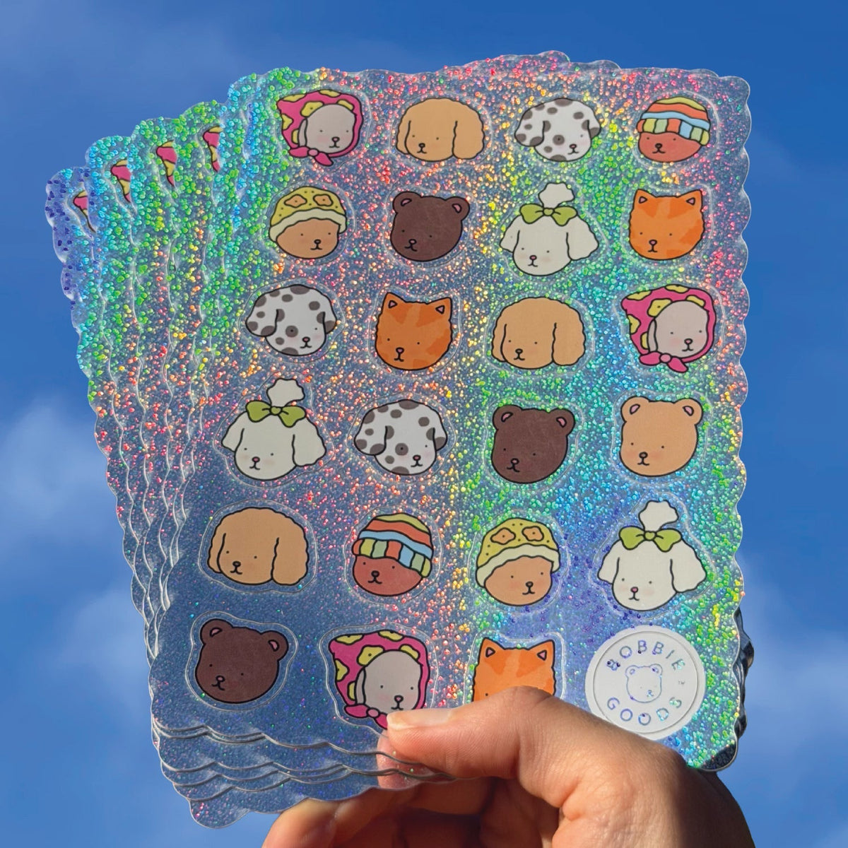Kibakids - Super Sparkly Sticker Sheet