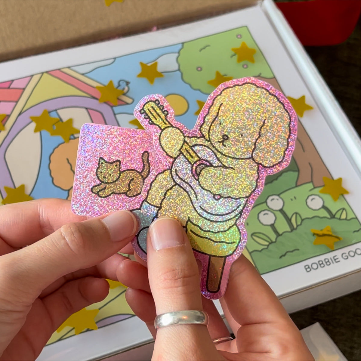 Kibakids - Guitar Glitter Sticker Pack