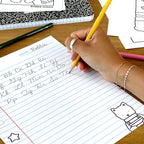 Kibakids - Digital Download • School is Cool Coloring Pages + Notes Page