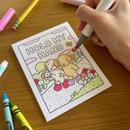 Kibakids - Hold My Hand Coloring Card