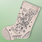 Kibakids - Christmas Stocking Coloring Set