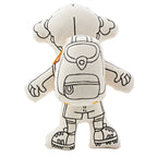 Kibakids - Sports Series: Soccer Girl with Pigtails Coloring Set