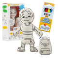 Kibakids - Boy with Pocket Shorts Coloring Set