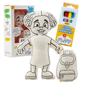 Kibakids - Kid with Locks Coloring Set