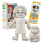 Kibakids - Kid with Parted Hair Coloring Set