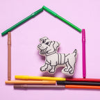 Kibakids - Pets Series: Dog Coloring Set