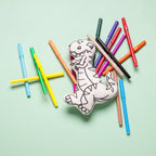 Kibakids - Dino Series: Kibakids Dinosaurs T-Rex Coloring Set