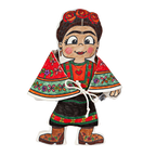 Kibakids - Frida with Shawl Coloring Set