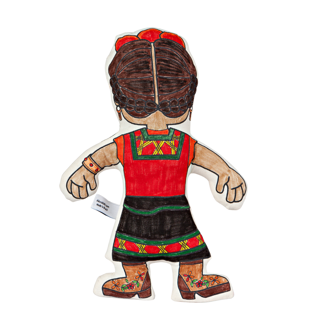 Kibakids - Frida with Shawl Coloring Set