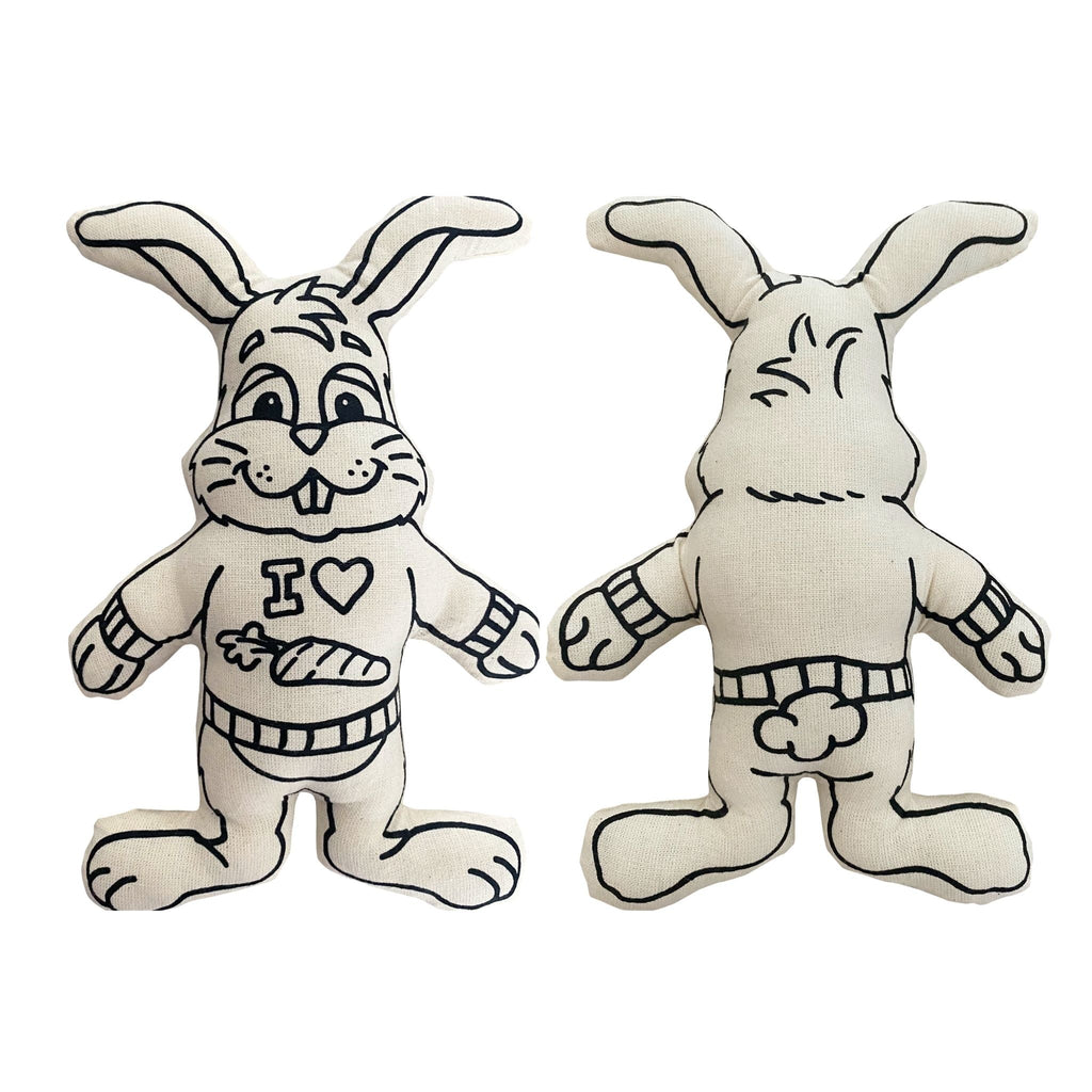Kibakids - Bunny with Carrot Backpack Coloring Set