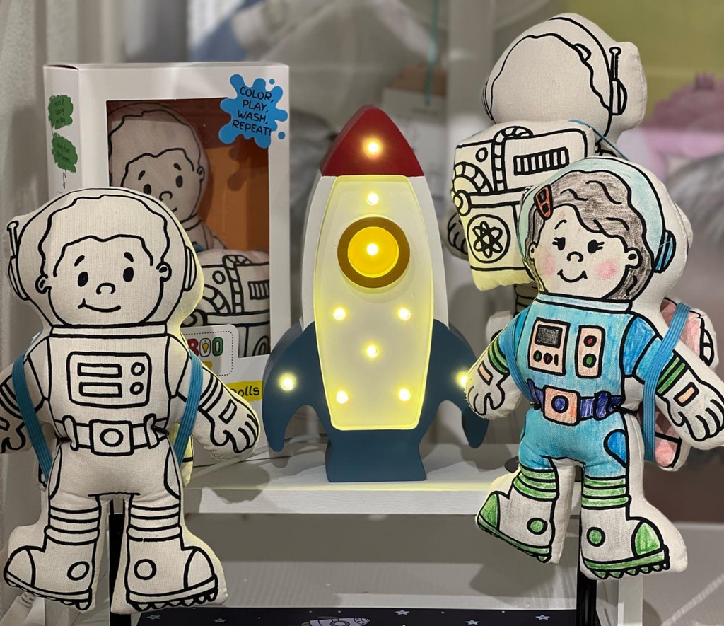 Kibakids - AstroGirl with Space Pack Coloring Set