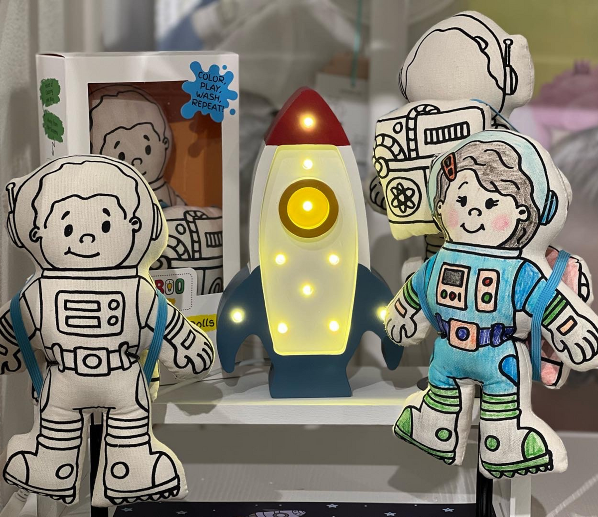 Kibakids - AstroGirl with Space Pack Coloring Set