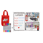 Kibakids - London placemat to go - party pack of 10