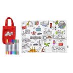 Kibakids - London placemat to go - party pack of 10