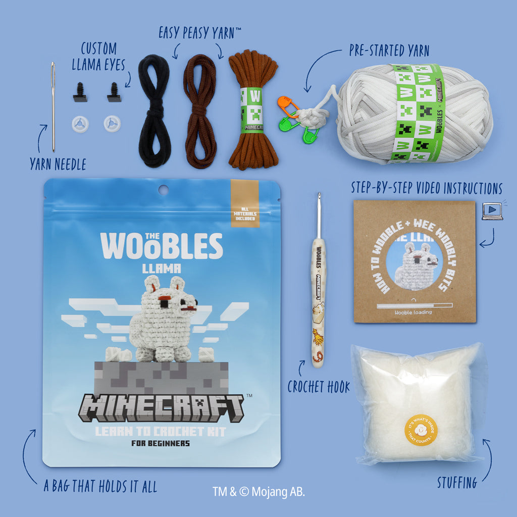Kibakids - Minecraft Llama Crochet Kit