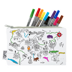 Kibakids - world map pencil case - party pack of 10